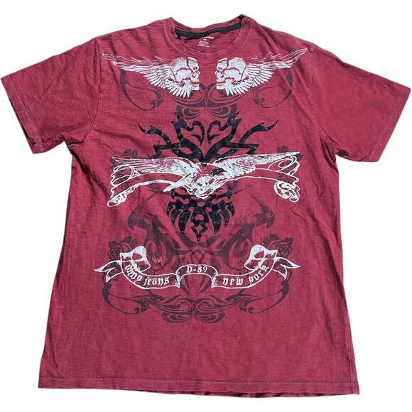 DKNY Jeans Other - DKNY Jeans Skull Winged Dagger Tribal T-shirt